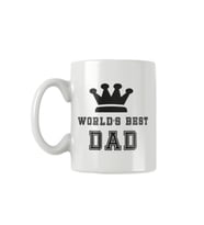 Worlds Best Dad Babalar Günü Doğum Günü Baba Hediye Baskılı Kupa Bardak