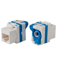 Kj-Uc6-18056Db Cat6 Utp 180 Derece Çevi̇rmeli̇ Keystone Mavi̇ Renk