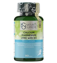 Nature's Supreme Calcium Magnesium Zinc with D3 90 Tablet