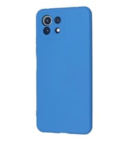 Newface Xiaomi Mİ 11 Lite Kılıf Nano içi Kadife Silikon - Mavi