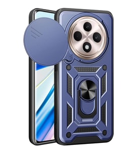 Xiaomi Redmi 14c Kılıf Pars Lens Yüzüklü Silikon - Lacivert