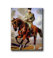 Atlı Atatürk Kanvas Tablo ATAD100