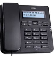 Karel Tm145 Ekranlı Masaüstü Kablolu Telefon Siyah