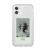 Iphone 11 Uyumlu Medusa Tasarımlı Şeffaf Telefon Kılıfı