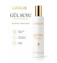 Gül Suyu LÁGUS Rosa Damascena Saf Damıtma Katkısız Formül Cam Şişe