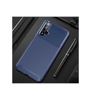 Huawei Honor 20 Uyumlu Kılıf Zore Negro Silikon Kapak (Lacivert)