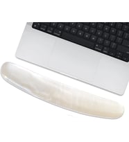 MP04 - Jel Mouse Ve Klavye Bilek Destek Pedi Yumuşak, Ergonomik, El Bileği Dinlendirme Pedi (Klavye Bilek Desteği, Şeffaf)