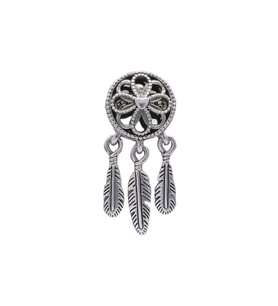 Gümüş Spiritüel Düş Kapanı Charm  925 Ayar Gümüş