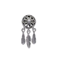 Gümüş Spiritüel Düş Kapanı Charm  925 Ayar Gümüş