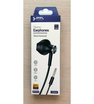 MTL MT273 3.5mm Mikrofonlu Kablolu Telefon Kulaklığı 1,3M (Siyah)