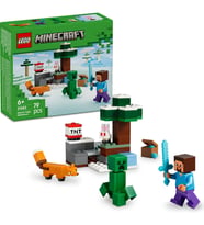 ® Minecraft® Steve’in Tayga Macerası 21583 - 6 Yaş ve Üzeri Çocuklar için Yaratıcı Oyuncak Yapım Set