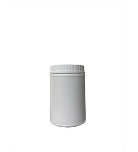 1000ml beyaz plastik krem kavanozu kilitli kapak, 24 adet, krem kavanozu, plastik kavanoz,kozmetik kavanoz, kilitli kapak kavanoz