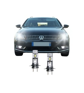 PASSAT B7 LED UZUN FAR AMPULÜ Mini Led ikili Set H7