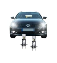 PASSAT B7 LED UZUN FAR AMPULÜ Mini Led ikili Set H7