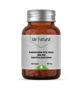 Venatura Karnıyarık Otu Tozu 500mg 100 Kapsül