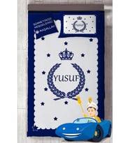 MEKTA HOME İsim Yazdırılabilir Sünnet Yatak Örtüsü Takımı MKT-4028