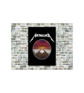 Metallica Master Of Puppets Ahşap Tablo
