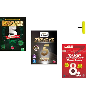 Newton 8.Sınıf LGS Tüm Dersler 3'lü Deneme Seti