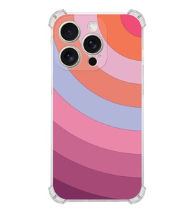 PrintiFy Apple iPhone 15 Pro Max (Kamera Korumalı) Uyumlu Köşe Korumalı Renk Cümbüşü F Kılıf
