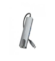 Qpen Hub W27 5 in 1 Usb-C Çok İşlevli Bağlantı İstasyonu (Gri)