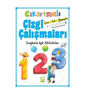 Çıkartmalı Çizgi Çalışmaları Sayılarla İlgili Aktiviteler