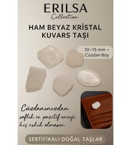 Sertifikalı Doğal Beyaz Ham Kristal Kuvars Taşı Kütle 10-15 mm – Saflık ve Pozitif Enerji (Çok Renkli)