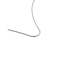 Erkek İnce Çelik Zincir Kolye Gümüş Renk 55 cm 1 mm Kararmaz Minimal Tasarım