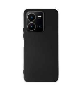 Vivo Y35 Kılıf First Silikon - Siyah