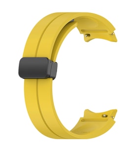 Samsung Galaxy Watch 4 40mm Uyumlu Kordon Silikon Metal Mıknatıslı Toka Zore KRD-84 Kayış