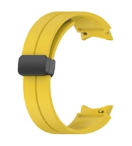 Samsung Galaxy Watch 4 40mm Uyumlu Kordon Silikon Metal Mıknatıslı Toka Zore KRD-84 Kayış