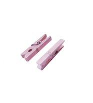 Mandal Ahşap Minik (100 Adet)  Pembe