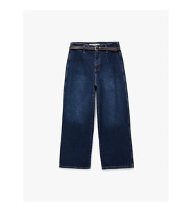 Koton Wide Leg Koyu İndigo Kadın Jean Pantolon 6SAL40096MD
