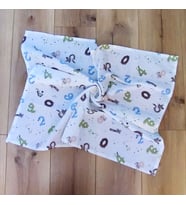 S-Mall Müslin Bebek Battaniyesi -Rakamlar -%100 Pamuk -75x85 cm