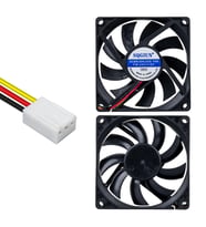 Ayt Powermaster IC-216 3 Pin Kablolu 80X80X15 Mm 24 Volt Fırçasız DC Kasa Fanı Soğutucu Fan 8x8x1.5 cm