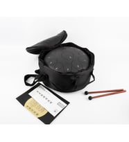 Jwin JTN-1213 12 Inç 13 Ses Ton Çelik Handpan Tongue Drum Davulu - Siyah