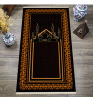 Dijital Baskılı, Yıkanabilir, Yumuşak Dokulu Çocuk ve Yetişkin SECCADE 65x115 cm  S-DOT-SN-055