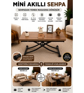 Akıllı Sehpa Yükseklik Ayarlı Masa