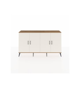 Arges Konsol 4 Raflı 4 Kapaklı 176x30x99 Çam-Aytaşı