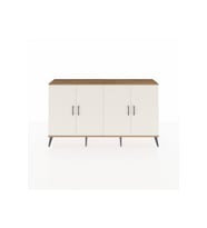 Arges Konsol 4 Raflı 4 Kapaklı 176x30x99 Çam-Aytaşı