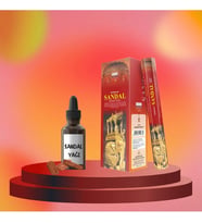 Sandal Ağacı Günün Yorgunluğu Tütsü Seti 20 çubuk ve 20 ml yağ
