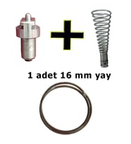 Kanal Açma Makinesi 16 Mm Yay + Matkap Ucu + 1 Adet Başlık Seti