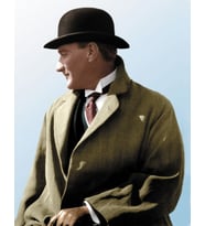 Siyah Renk Atatürk Şapkası