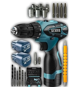Ergonomik Lüks 24 Parça Matkap Seti, Armut Pilli, 12V, Güç ve Konfor