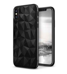 Ringke Air Prism 3D Elmas Yansıması iPhone X ile Uyumlu KIlıf Ink Black