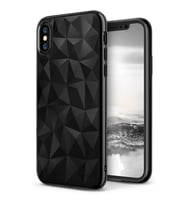 Ringke Air Prism 3D Elmas Yansıması iPhone X ile Uyumlu KIlıf Ink Black