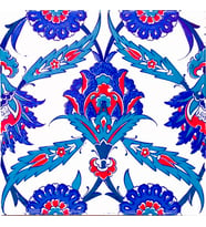 Armada çini 20x20 Cm Ac 30 İznik Desenli Kütahya Çini Karo Seramik
