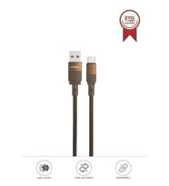 Torima U18 Kahverengi USB İle Type-c Şarj ve Data Kablosu