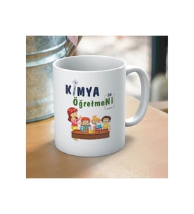 Kişiye Özel Öğretmen Kupası Kimya (Baskılı)