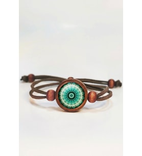 Mandala Ahşap Bileklik
