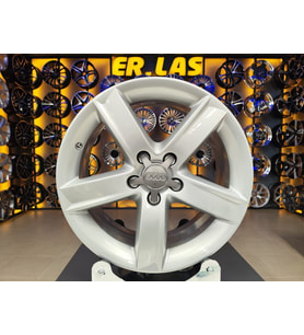 4 Adet AUDİ ORIJINAL 7*17 5*112 ET37 57.1 SILVER JANT REVİZE EDİLMİŞ (Takım)